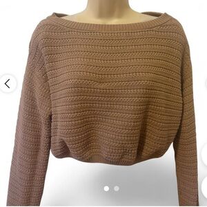 Cotton On Off-the-Shoulder Sweater - Brown